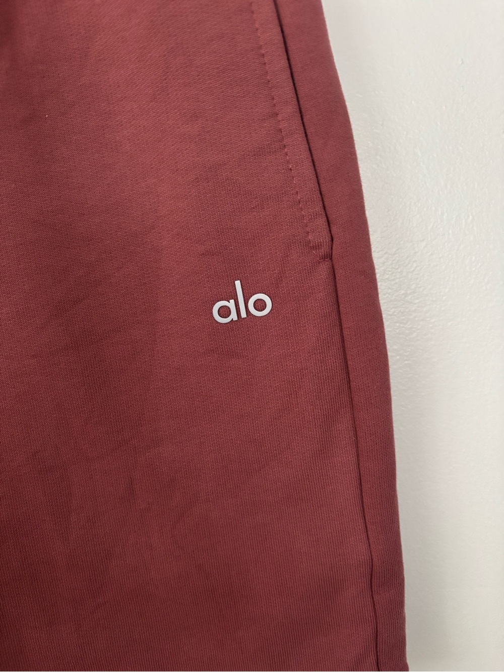 ALO Yoga Women's Athletic Shorts - Mauve - Picture 2 of 3